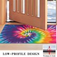 thumbnail image 3 of Colorful Tie Dye Pattern Door Rugs,Washable Non Slip Door Mats Indoor,Decorative Door Mats,Entry Mat Indoor for Entrance,Bedroom,Kitchen,Bathroom,17"x30", 3 of 6