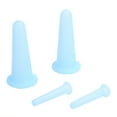 thumbnail image 3 of Cupping Set, Massage Cup Comfortable Convenient And Practical  Strong In Adsorption With 2Pcs Mini Cups For The Eyes For Nose Blue 2 Large 2 Small, 3 of 8