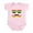 Petal Pink, variant on CafePress - Rainbow Funny Face Infant Bodysuit - Baby Light Bodysuit, Size Newborn - 24 Months