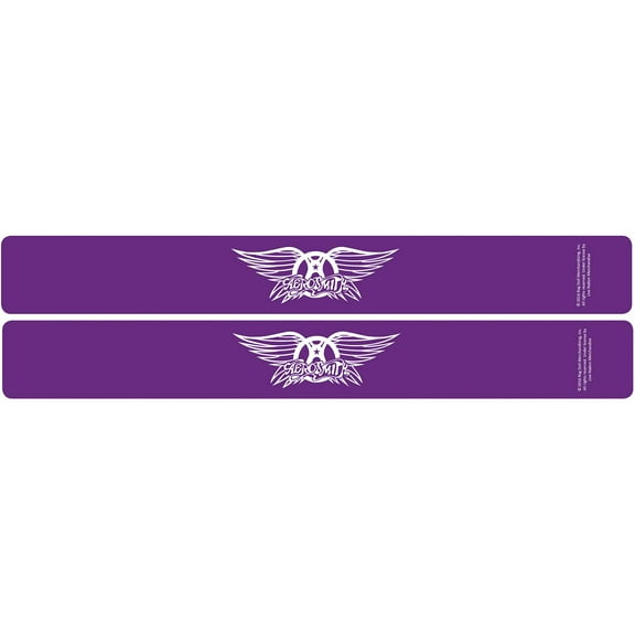 Aerosmith 2 Pack Purple Slap Band W/white Dream On Graphic
