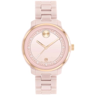 Movado Women\'s Watch 3600753 Bold White Dial Rose Gold Swiss Quartz 36mm Ceramic Movado Bold 36mm White Ceramic Ladies Watch with Rose Gold  main image 4