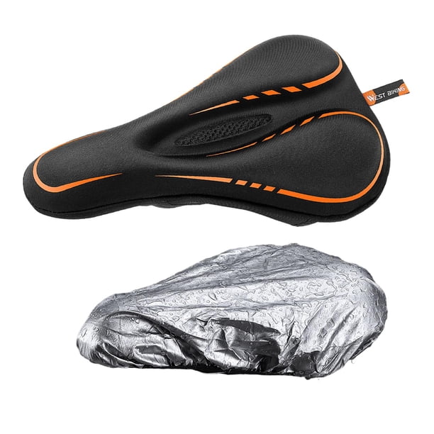 Almohadilla para sillín de bicicleta Zulema unisex Con cubierta de lluvia