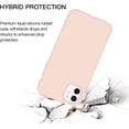 thumbnail image 4 of iPhone 11 Case Liquid Silicone Gel Rubber Slim Phone Case Soft Anti-Scratch Durable Microfiber Lining Full Body Shockproof Protective Smooth Cover for iPhone 11 6.1 Inch 2019, Pink, 4 of 16