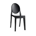thumbnail image 3 of Heavenly Collection | Black Plastic Armless Chair for Dining Room or Kitchen, 3 of 8