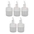 thumbnail image 1 of 5 Pzs Foco Led Recargable De Emergencia Tipo Bulbo 50W, 1 of 7