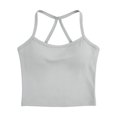 thumbnail image 5 of Soft Jogger Tank Tennis Top for Everyday Wear and Men/Women Sleeveless Tee for Gym Yoga Running Outdoor Training Light Gray L, 5 of 5