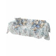 thumbnail image 2 of Blue Coastal Shell Sofa Covers for 3 Cushion,Washable Couch Cover for Sectional Sofa Slipcovers with Tassel,Nautical Coral Ocean Conch Teal Seaweed Loveseat Covers Futon Cover Throw Blanket 71x118, 2 of 8