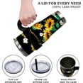 thumbnail image 4 of 40 oz Tumbler with Handle and Straw Leak Proof 40 oz Sunflower Cup Insulated Stainless Steel Coffee Travel Mug 40oz Sunflower Slim Tumbler with Handle Sunflower Gift for Women, 4 of 6