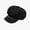 black, variant on Octagonal Hat Women's Korean Edition Trendy British Vintage Pearl Chain Versatile Duck Tongue Beret Fashion Face Show Little Painter Hat