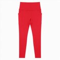thumbnail image 4 of UngA High Waisted Leggings for Women Full Length Soft Tummy Control High Waisted Yoga Pants for Athletic Workout Women's Leggings Red,M, 4 of 5