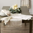 thumbnail image 3 of Tapete de mesa DII Velvet Collection, 14 x 72 cm, color crema, 3 of 9