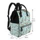 thumbnail image 2 of Easygdp Cute Otters para Bolsa de Bebé de Gran Capacidad con Múltiples Bolsillos, Bolsa de Pañales para Padres, Bolsa de Viaje Organizada y Elegante, 2 of 6