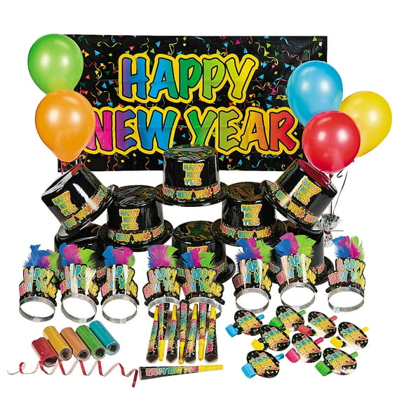 Gid New Year Assortment For 25 - Party Supplies - 81 Pieces