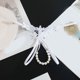 thumbnail image 2 of Gibobby Tangas de mujer sexy Bragas sexis de malla con borlas y para mujer, bragas caladas, bragas con cordones de ganchillo, tangas, lencería de G, ropa interior(Blanco,XL), 2 of 3