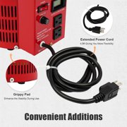 Miumaeov Variac Variable Transformer 2000VA, 20A 0-130V AC Output Voltage Regulator, All-Copper Coil Lab Power Supply for Equipment, Red