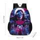 thumbnail image 1 of Mochila de dibujos animados, mochila con impresión 3D de dibujos animados, mochila para niños, diseño fácil de usar, 1 of 8