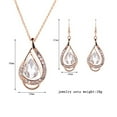 thumbnail image 3 of TABLETREANDS Collar Y Aretes De Con Doble Multicolor Para Fiesta Y, 3 of 7