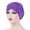 Purple, variant on Women'S Beads Elastic Turban Hat Cancer Chemo Cap Hijab Head Wrap - Ladies' Cross Forehead Indian Hat Beaded Scarf Wine Red, Hair Care, Back to School, 4Th of July