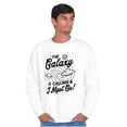 thumbnail image 5 of Outer Space Galaxy Adventure Cool UFO Sweatshirt for Men or Women Brisco Brands X, 5 of 6