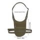 thumbnail image 3 of Riñonera de nailon, cinturón duradero, pequeña bolsa portátil para viajes de senderismo (verde), 3 of 9
