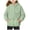 Light Green, variant on Povozer Girls And Toddler Long Sleeve Zip Up Hoodie Sweatshirt,Girls Fleece Pullover Hooded Sweatshirt Hoodie For Teen Girl Winter Button Jacket Coat with Pocket Size 5-6 Years,Light Green