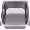 thumbnail image 5 of 6 Pack 1/2Size 4" Deep Stainless Steel Steam Table Buffet Pans Catering Food Pan, 5 of 10