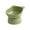 Green, variant on Tilted Elevated Cat Food Bowl, Anti Vomiting Cat Feeding Bowls, Shallow Cat Food Dish Raised, Cat Bowl Whisker Friendly Cute, Slanted Cat Bowls for Food and Water, Cat Feeder Bowl