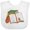 AA-White, variant on Inktastic Tiny Library Bookworm Boys or Girls Baby Bib