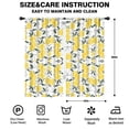 thumbnail image 2 of Blackout Kids Curtains,Yellow Lemon Fruit Leaves White Pattern Childrens Insulated Curtains Set Of 2,Bedroom Essentials,Toddler Room Decor 42"x84", 2 of 5