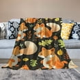 thumbnail image 2 of Orinice Squirrel Blanket Gifts -  Cute Throw Blanket for Kids, Adults - Yellow Soft Plush Blankets for Couch, Sofa 60x80in, 2 of 6