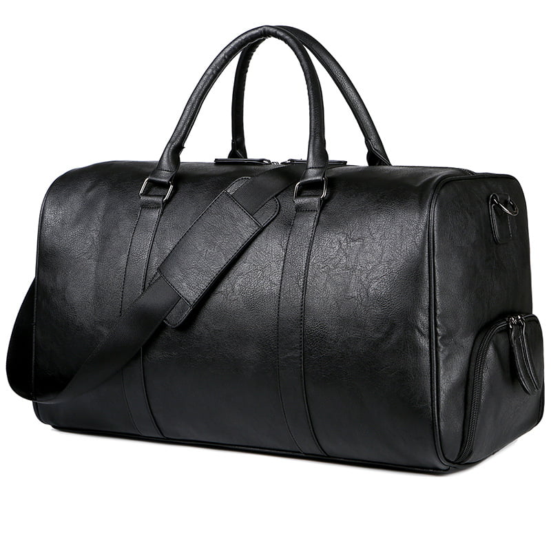 Leather Duffel Bag Full Grain Leather Travel Bag Weekender - Etsy