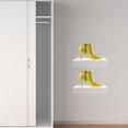 thumbnail image 3 of Estante de exhibición de ranuras para zapatos, organizador de almacenamiento de zapatos, estante para zapatillas de pared, percha para ropa, soporte para exhibición de zapatos deportivos, soporte, 3 of 6