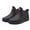 Black, variant on Mens Rain Boots Waterproof Platform Ankle Booties for Men Antislip Mud Shoes for Garden Outdoor Work Fishing Farming Green Size 8.5