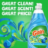 Gain Ultra Dish Soap, Honeyberry Hula Scent, 75 fl oz, 2X Grease ...
