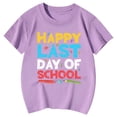 thumbnail image 4 of HNMKIU Hauts Tendance pour Filles T-Shirts Imprimés pour Sorties Décontractées Quotidiennes Col Rond Manches Courtes Designs pour 3-13 Ans, 4 of 4