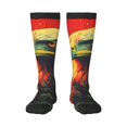 thumbnail image 1 of Balery Hawaiian Style Bald Eagle Calcetines novedosos Calcetines deportivos Calcetines hasta la rodilla Calcetines de algodón Calcetines originales y geniales, 1 of 6