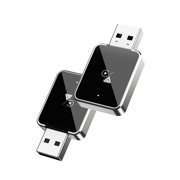 DIAMOOKY Mini Wireless CarPlay Adapter for iPhone & Android Auto, 2 in 1 Bluetooth Dongle Plug & Play with Fast Stable Connection, Converts Wired to Wireless Car Play Adapter