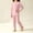 Pink, variant on Spazoro Toddler Girls 2 Pieces Outfit Sets, Crew Neck Shirts and Pants Soft & Breathable Long Sleeve Fall Solid Color Casual Loungewear Sets for Home Coffee Size 9-10