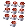 thumbnail image 3 of kusrkot 2x10x Dollhouse Coffee Latte Toys Life Scene Model Decoration Mini Kitchen Toy Leaves Pattern, 3 of 9