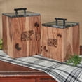 thumbnail image 6 of Park Designs Rustic Wood Canister - Large, 6 of 6