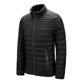 thumbnail image 2 of Mens Winter Quilted Puffer Jackets Warm Lightweight Packable Padded Down Coats Zipper Casual Windproof Outerwear, 2 of 3