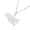 Silver, variant on Intricate Hollowed Stainless Steel Necklace Russian Inspired Chain Jewelry