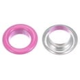 thumbnail image 4 of 200 Juego Color Redondos Ojales 10mm Fucsia Unique Bargains, 4 of 7