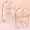 2 Pcs Clear Pink Flowers, variant on 4 Pcs Acrylic Wedding Signs for Ceremony and Reception, Bridal Shower Decorations, Cards and Gifts Signs, Guest Book Sign, Arch Acrylic Table Top Sign with Holder for Wedding Reception (White)