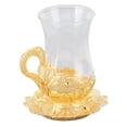 thumbnail image 5 of Tasse à Café Dorée Ensemble Tasse à Café Européenne et Soucoupe Innovation Moderne, 5 of 5
