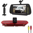 thumbnail image 3 of Compatible avec Feu de Freinage Automobile Caméra Inversée Compatible avec Fiat Doblo Opel Combo 2011-2018 Caméra de Rétroviseur de Stationnement avec Rétroviseur de 7 Pouces (7 Pouces Rétroviseur), 3 of 4