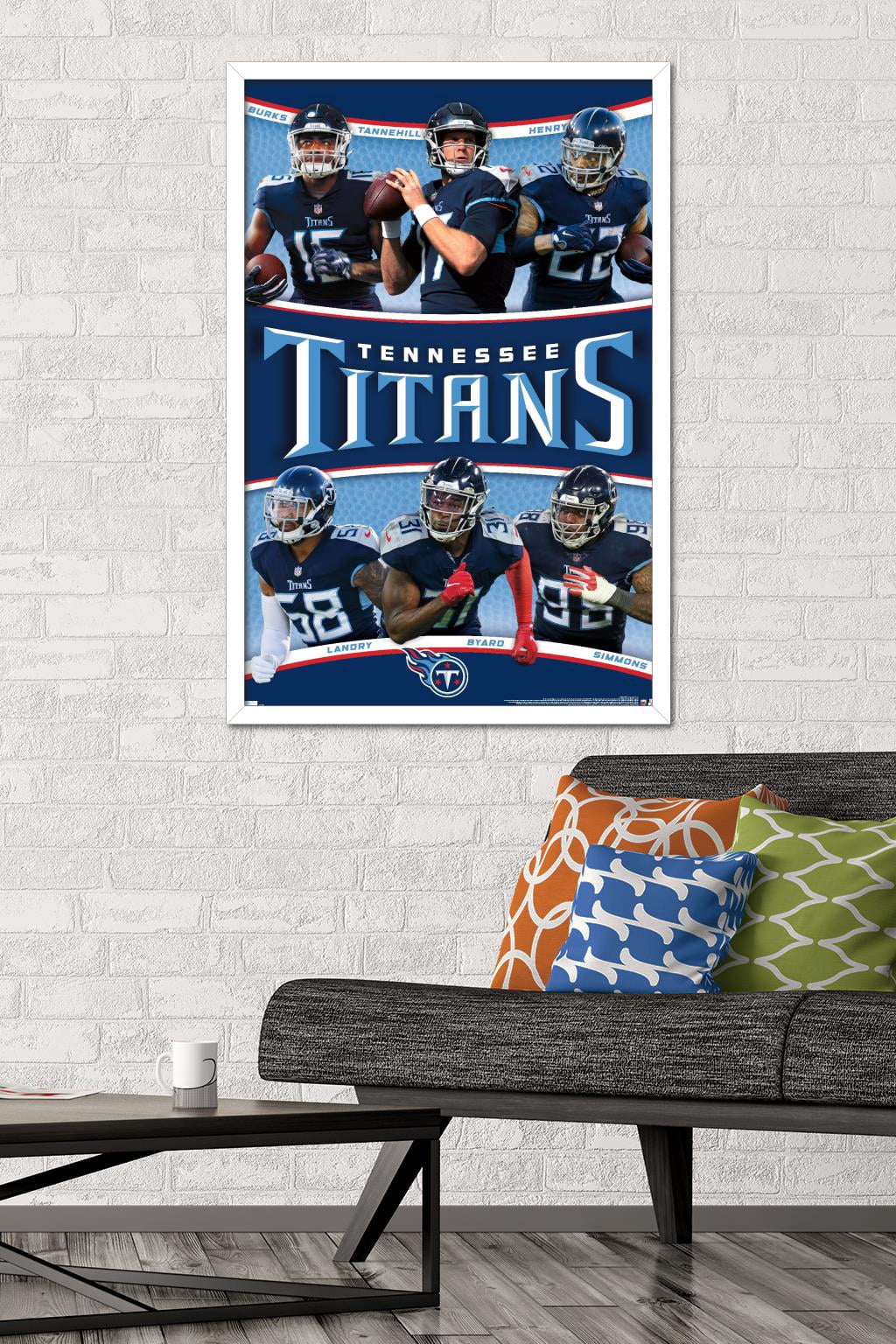 NFL Tennessee Titans - Team 22 Wall Poster, 22.375" x 34" Framed