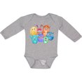 thumbnail image 3 of Inktastic Halloween Monsters Boys or Girls Long Sleeve Baby Bodysuit, 3 of 5