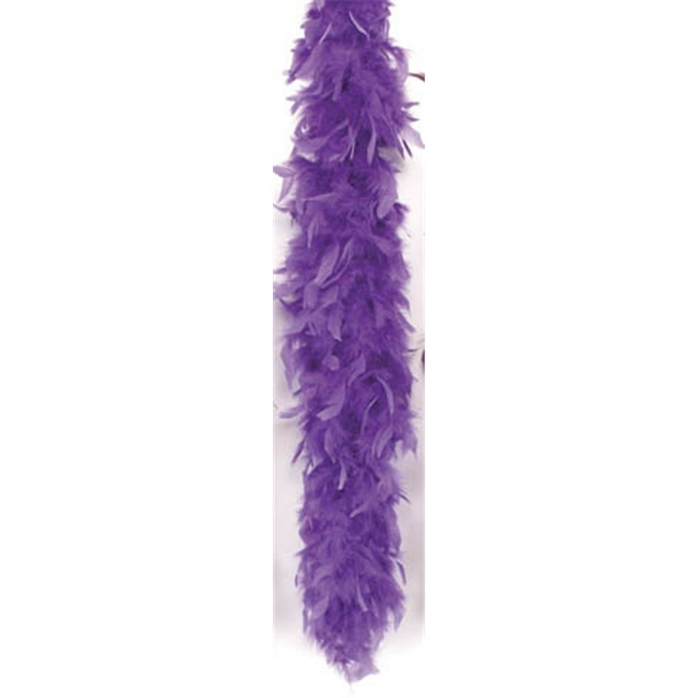 PURPLE FEATHER BOA
