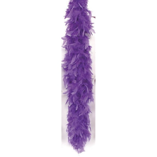 PURPLE FEATHER BOA